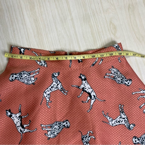 Anthropologie Dalmatian dog novelty print Retro skirt size 2 - Picture 14 of 14